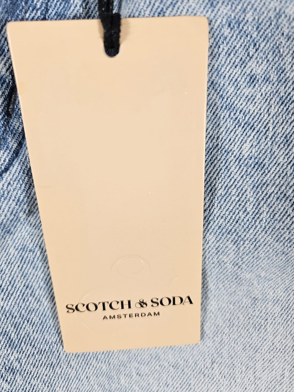 NWT Scotch & Soda The Current High Rise Barrel Jeans Size 26 Light Wash - Picture 8 of 8